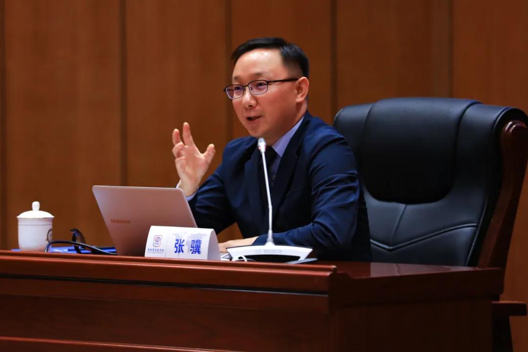 张骥为教育部首期中外人文交流区域主题研修班做专题报告